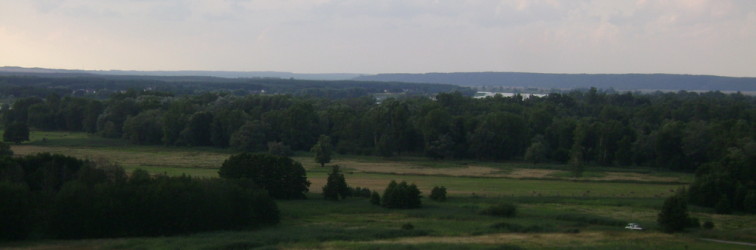 Most kolejowy w Siekierkach i Karpaty Cedyńskie
